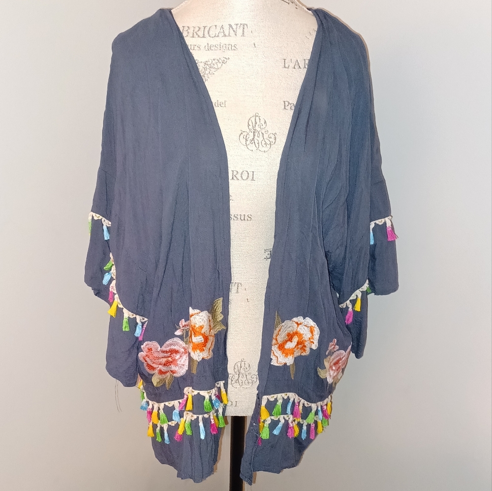 Umgee cropped kimono